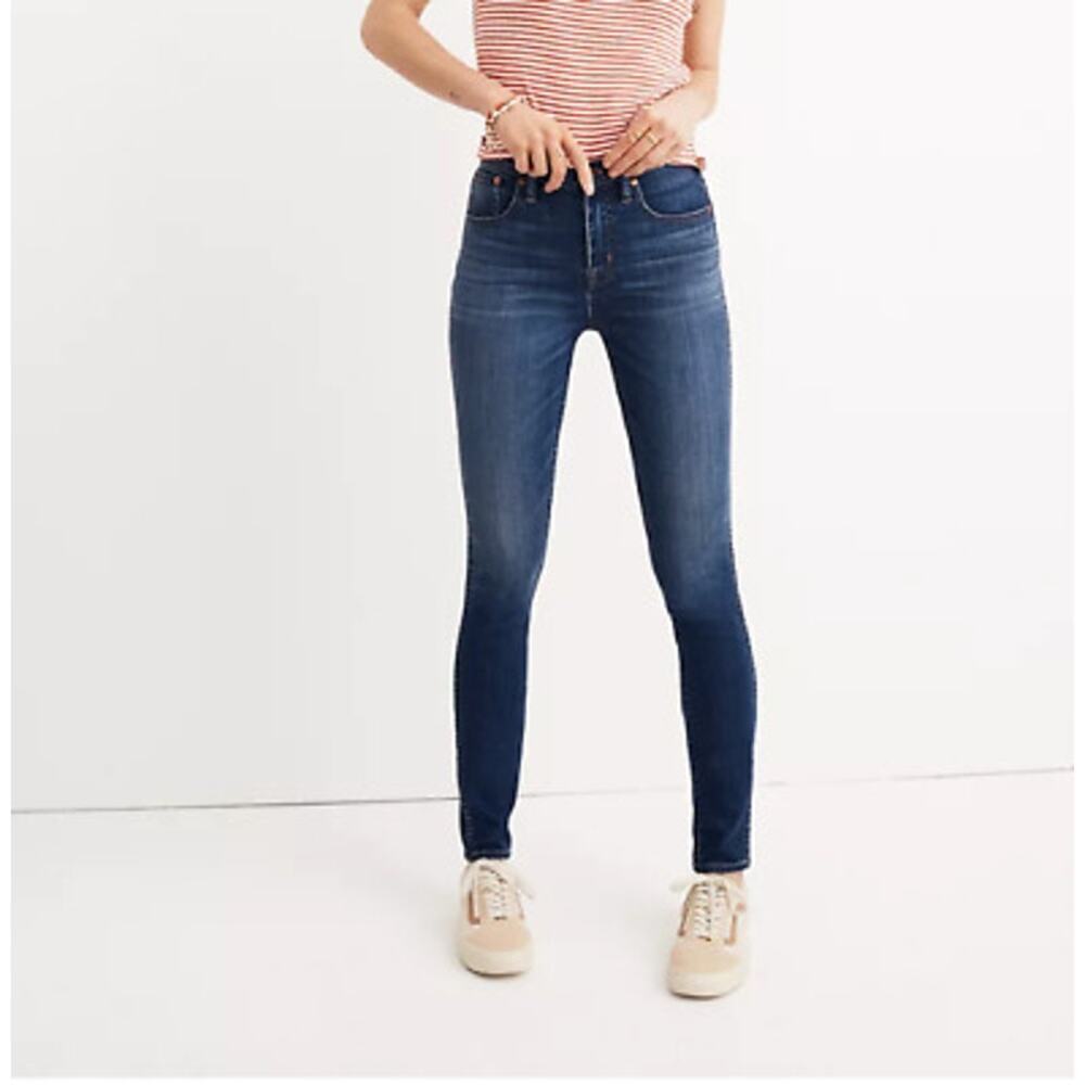 Madewell 10" High Rise Skinny Jean size 27 Tall G7673